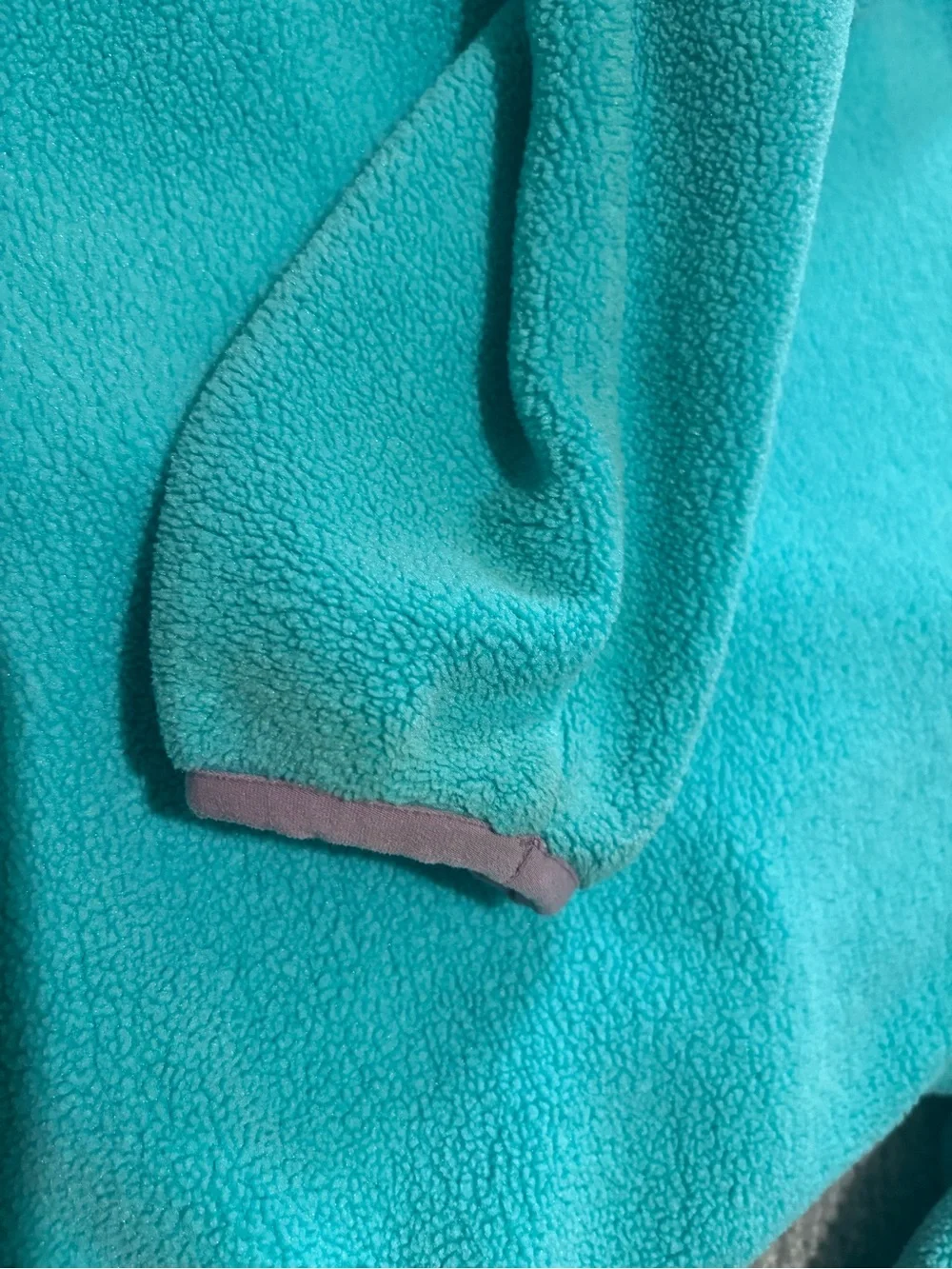 Patagonia 2T Teal Hooded Fleece Jacket